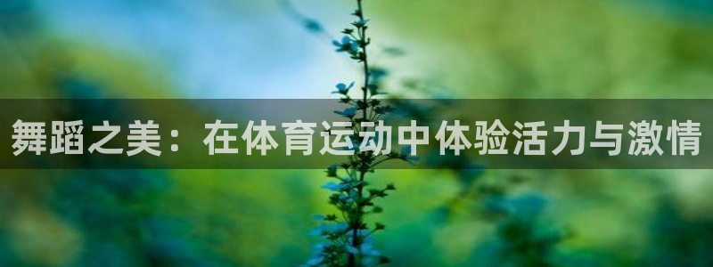3377体育官方正版app集团：舞蹈之美：在体育运动