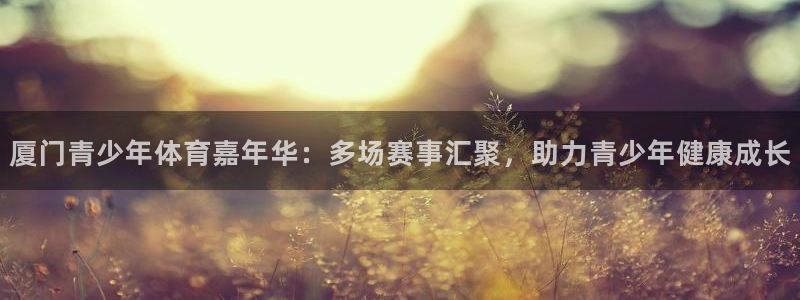 3377体育官方正版app集团简介：厦门青少年体育嘉年华：多
