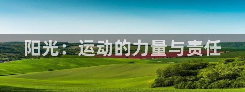 3377体育官网下载平台注册要钱吗：阳光：运动的力量