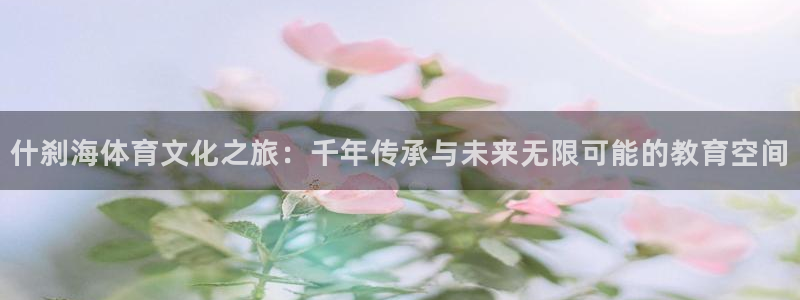  3377体育属于国家打击范围吗：什刹海体育文化之旅：千年传承