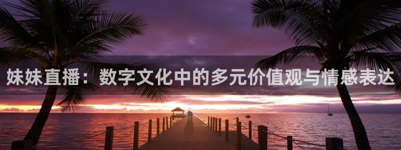 河豚体育足球直播：妹妹直播：数字文化中的多元价值观与情感表达